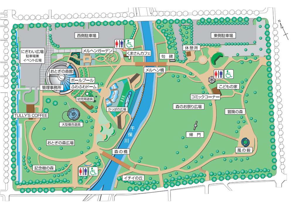 おとぎの森公園マップ